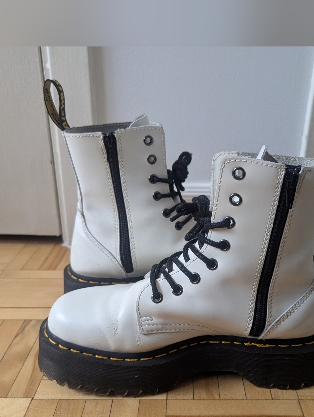 Jadon Smooth Leather Platform Boots - Picture 6 of 15